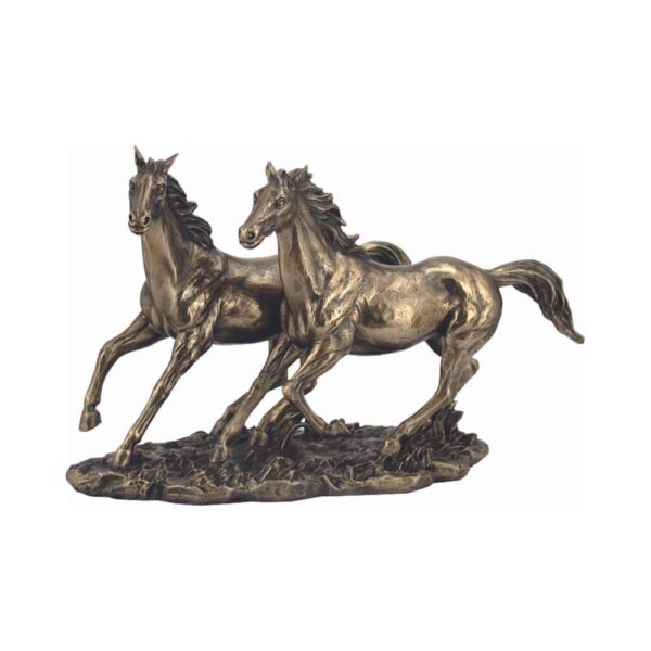 resin-bronze-statues-horses-28x16cm